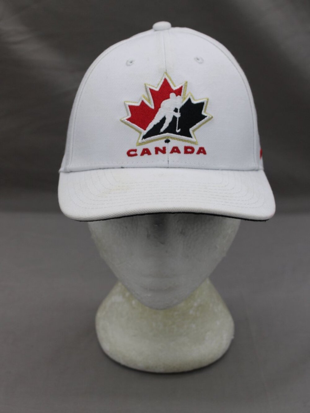 Hockey Canada Hat - Classic Logo on White by Nike - Adult Gripback